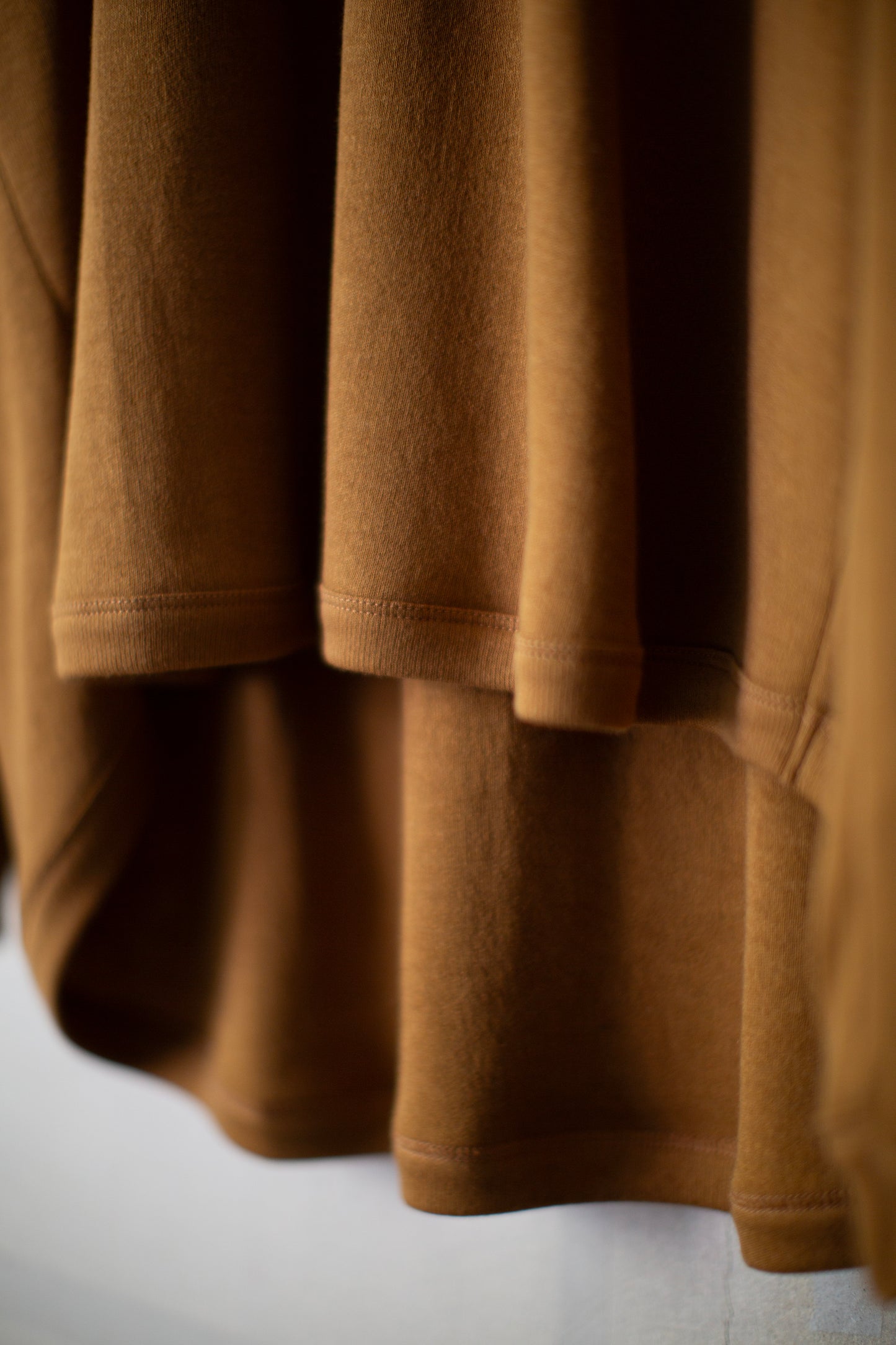 TEE#93 - OCHRE COTTON CASHMERE PANCAKE