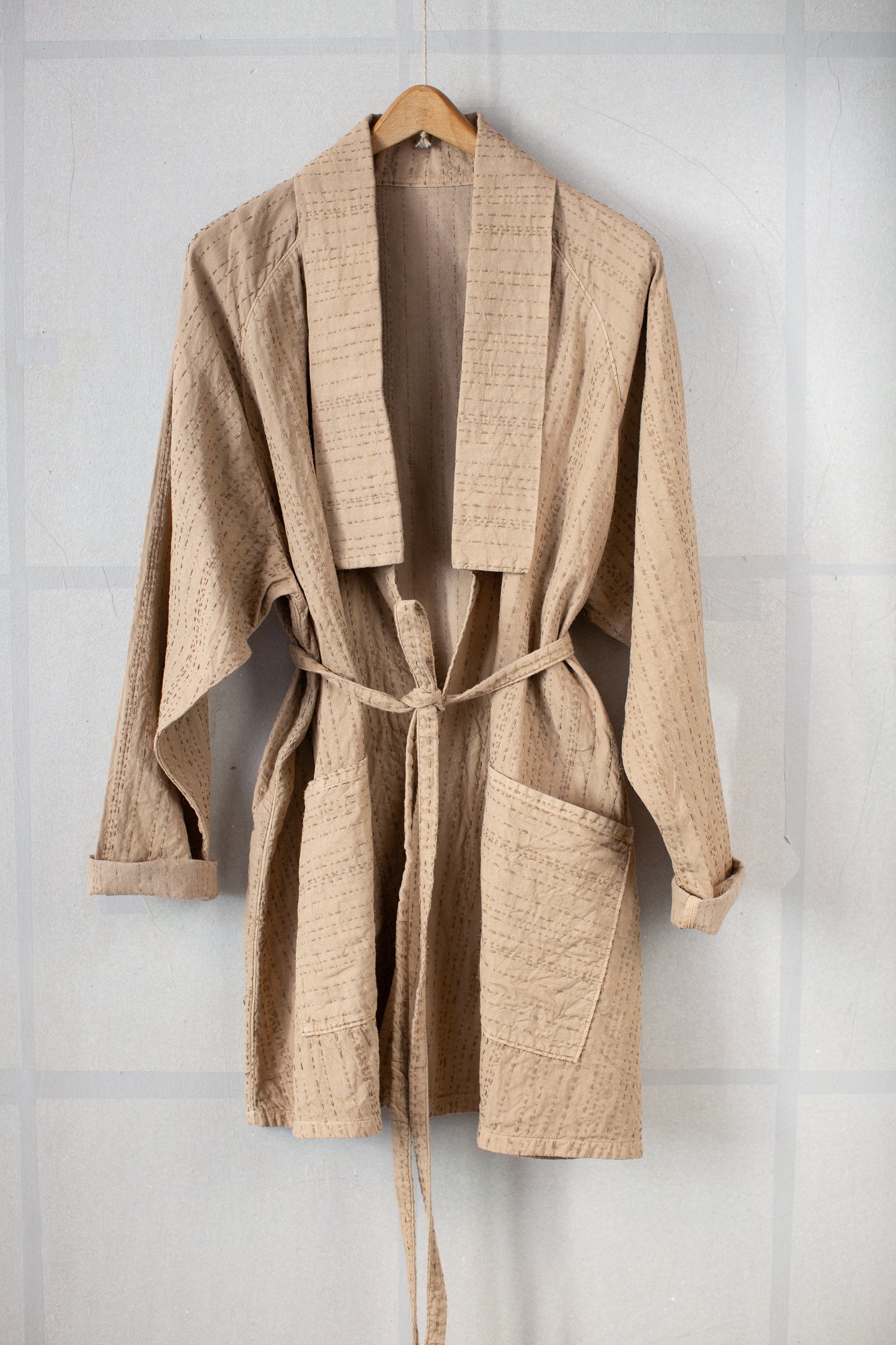 Walnut Sashiko-ori Haori