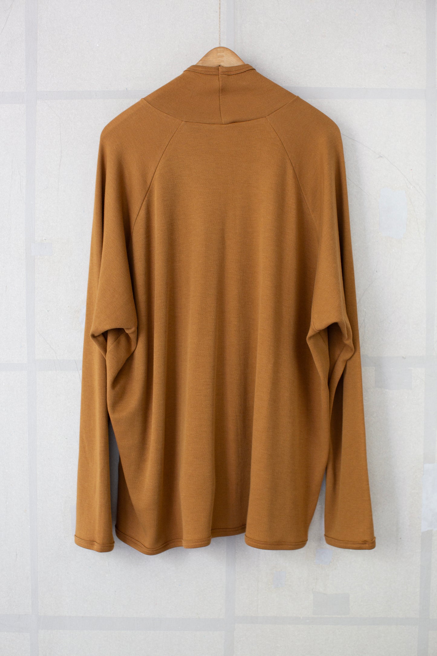 TEE#85 - OCHRE COTTON CASHMERE PANCAKE