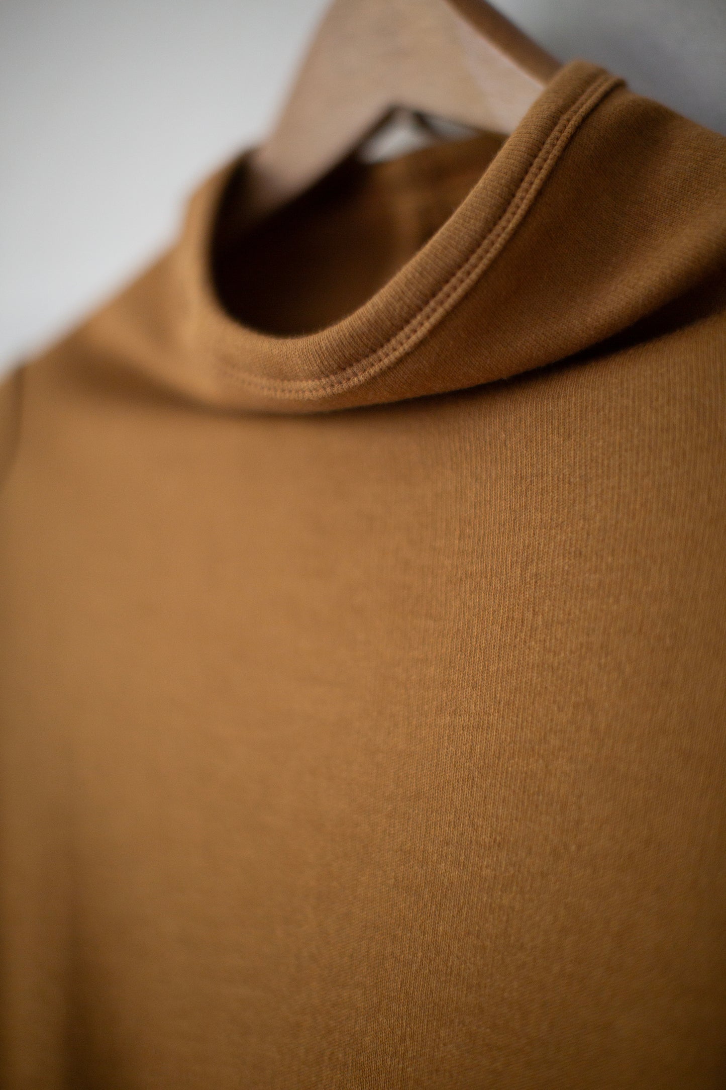 TEE#85 - OCHRE COTTON CASHMERE PANCAKE