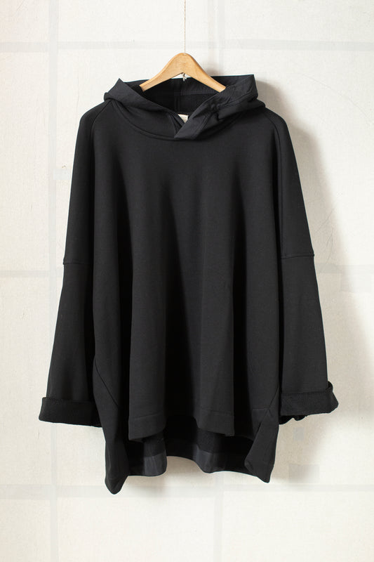 SWEAT#61 - COTTON LINEN SWEAT BLACK