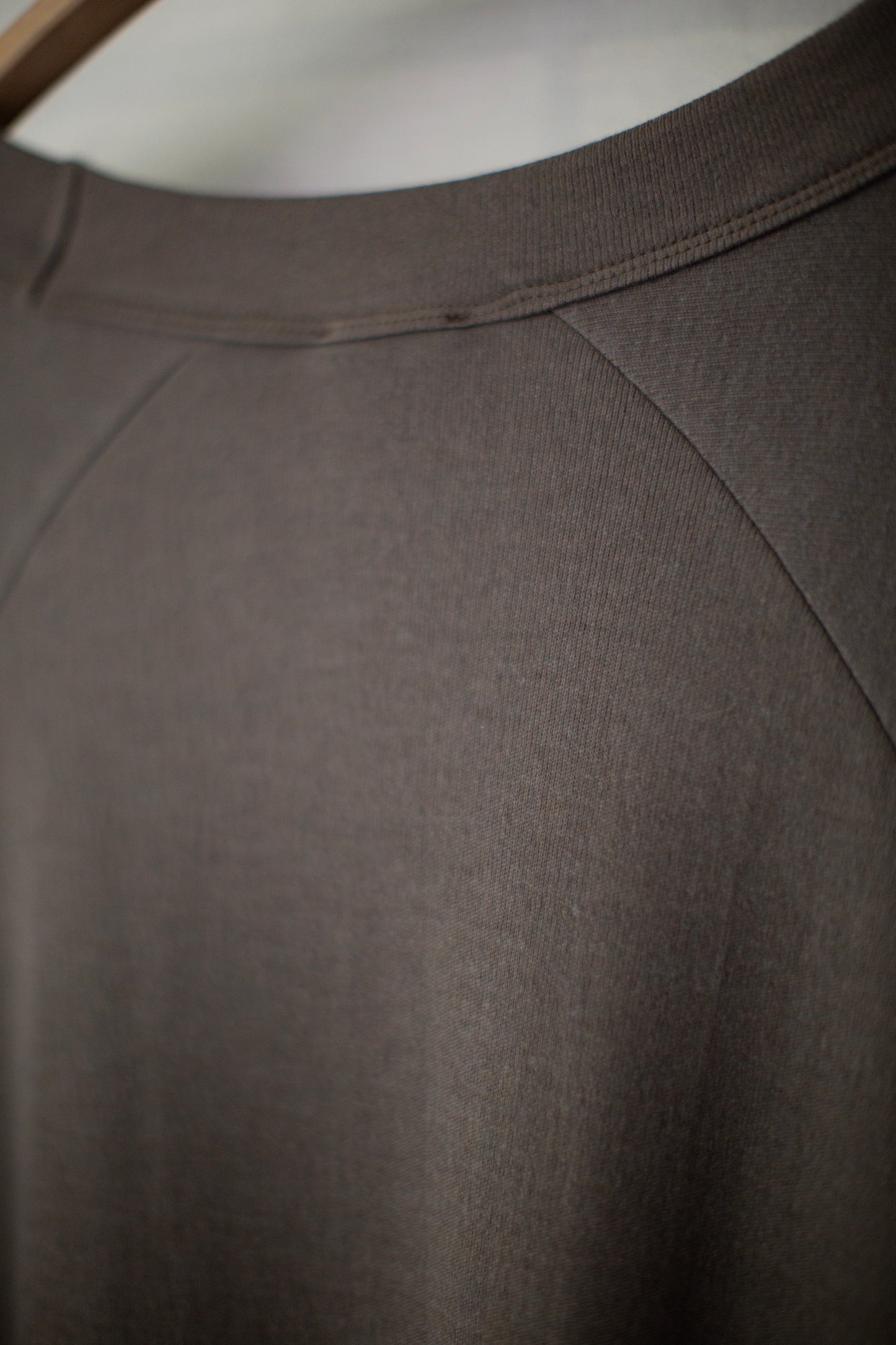 TEE#93 - ELEPHANT GREY COTTON CASHMERE PANCAKE
