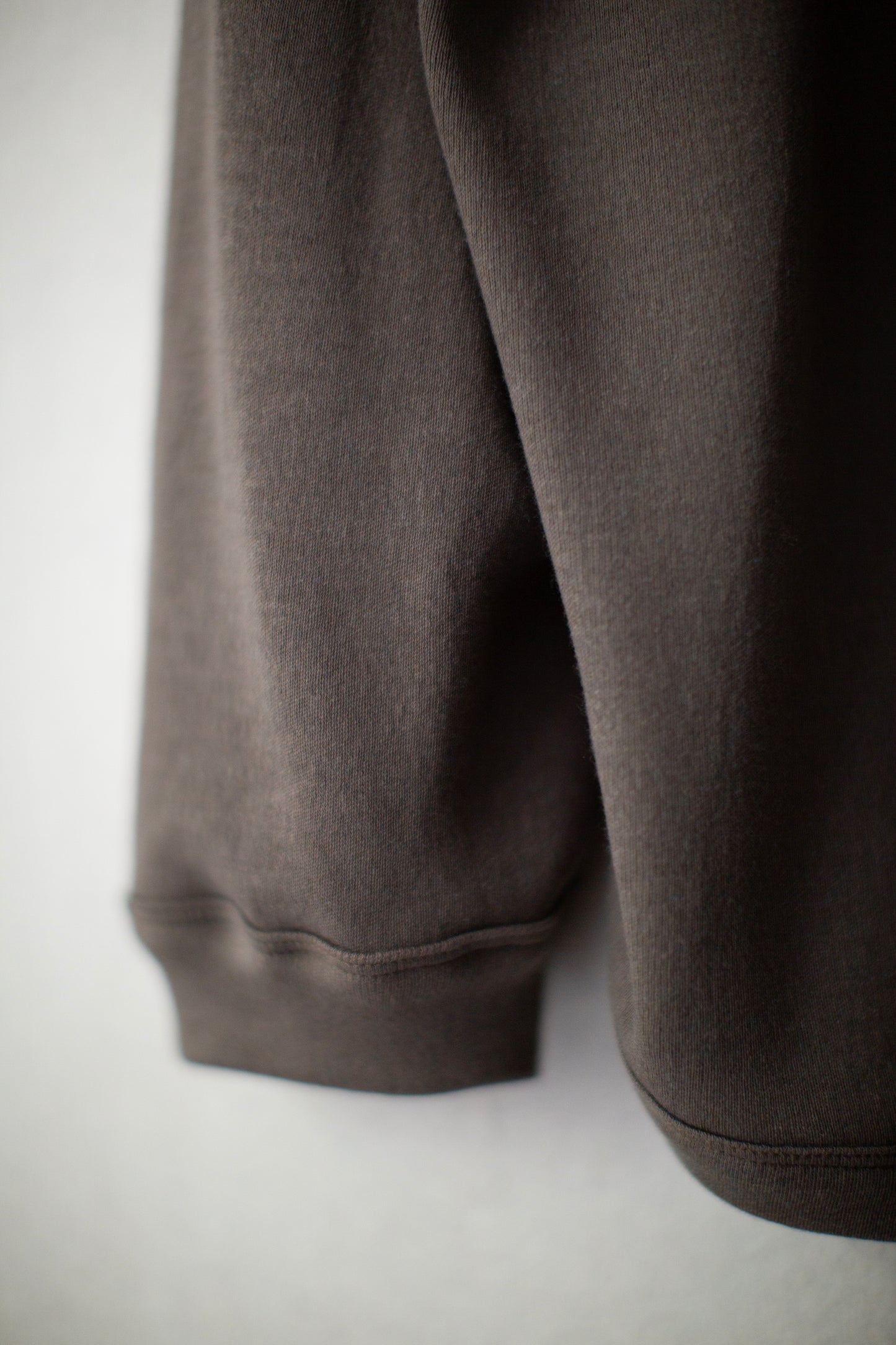 TEE#93 - ELEPHANT GREY COTTON CASHMERE PANCAKE