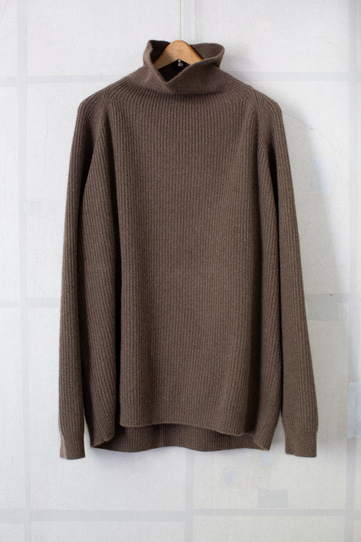 KNIT#79 - LIGHT BROWN YAK WOOL