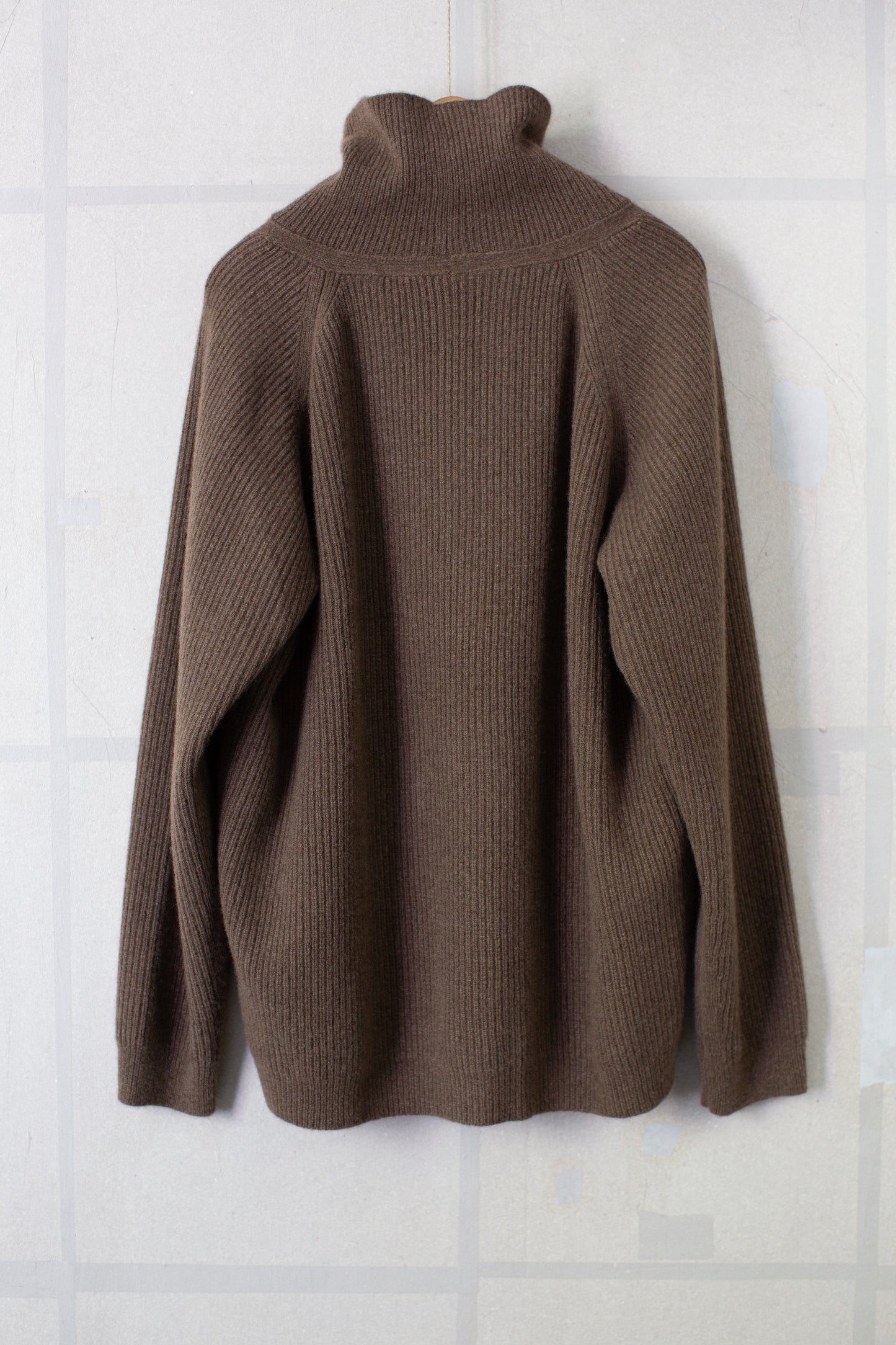 KNIT#79 - LIGHT BROWN YAK WOOL