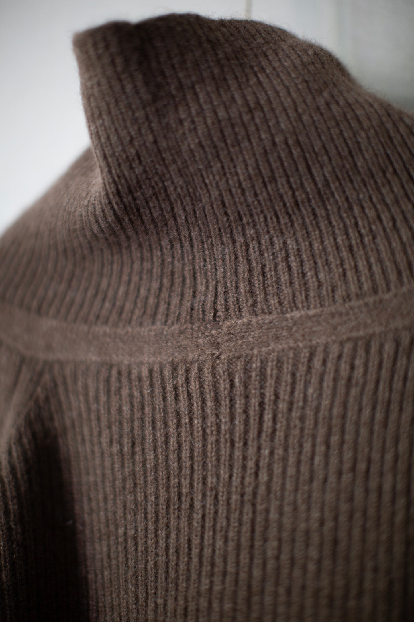 KNIT#79 - LIGHT BROWN YAK WOOL