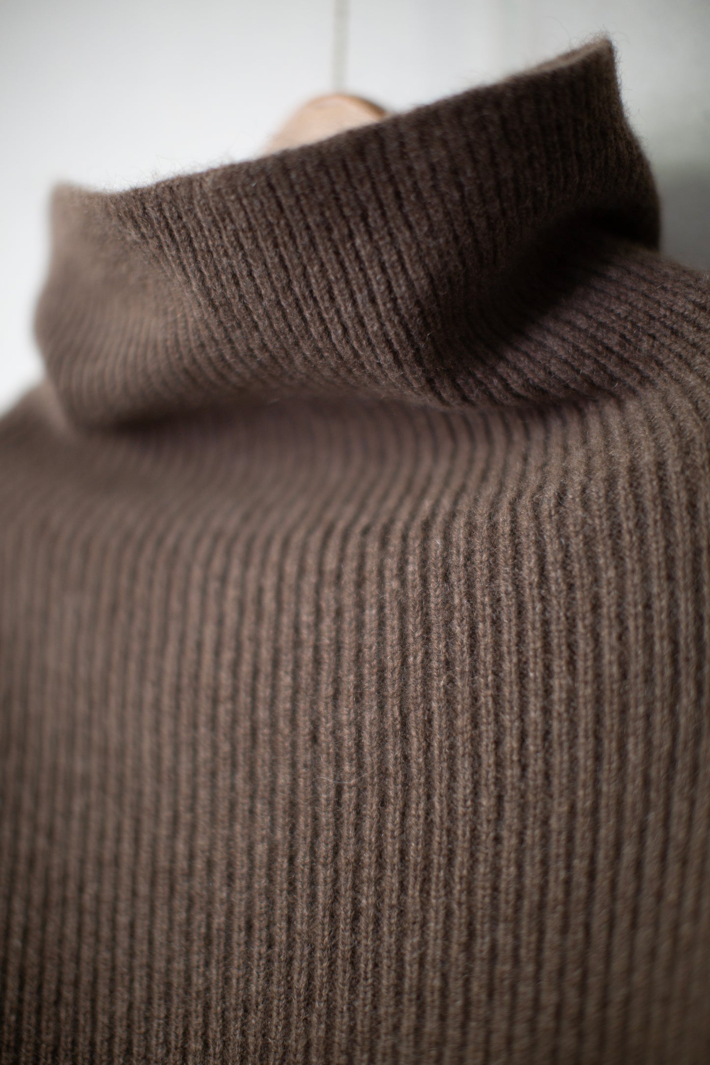KNIT#79 - LIGHT BROWN YAK WOOL