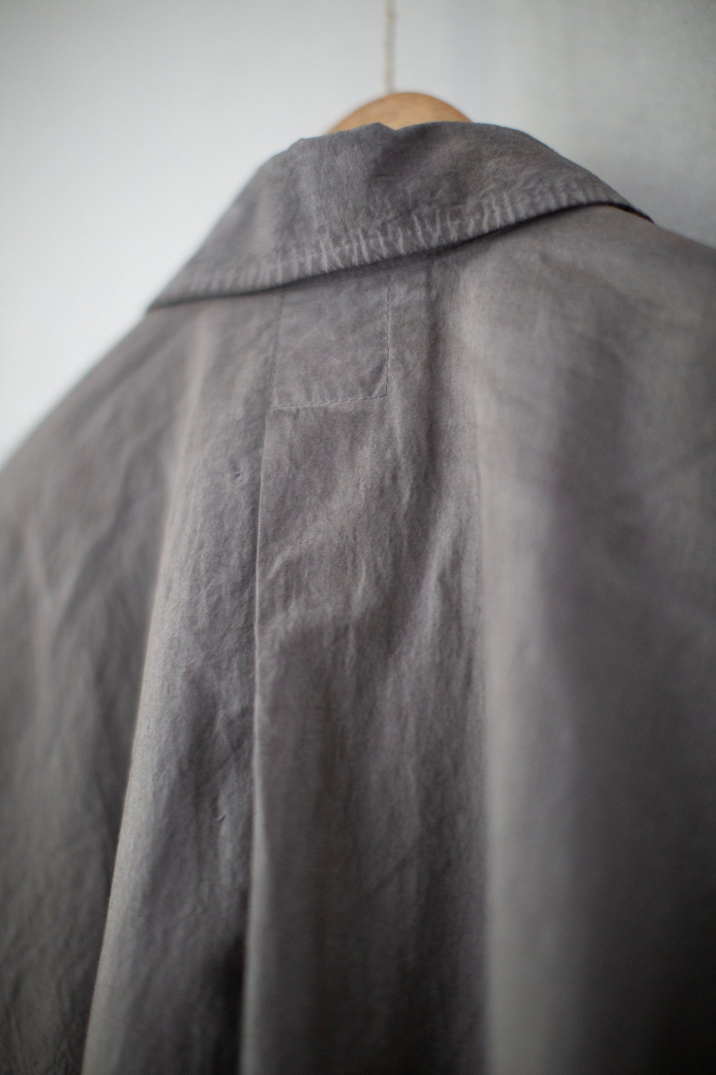 SHIRT#100 - KAKISHIBU x IRON COTTON WOOL DENSE SHIRTING
