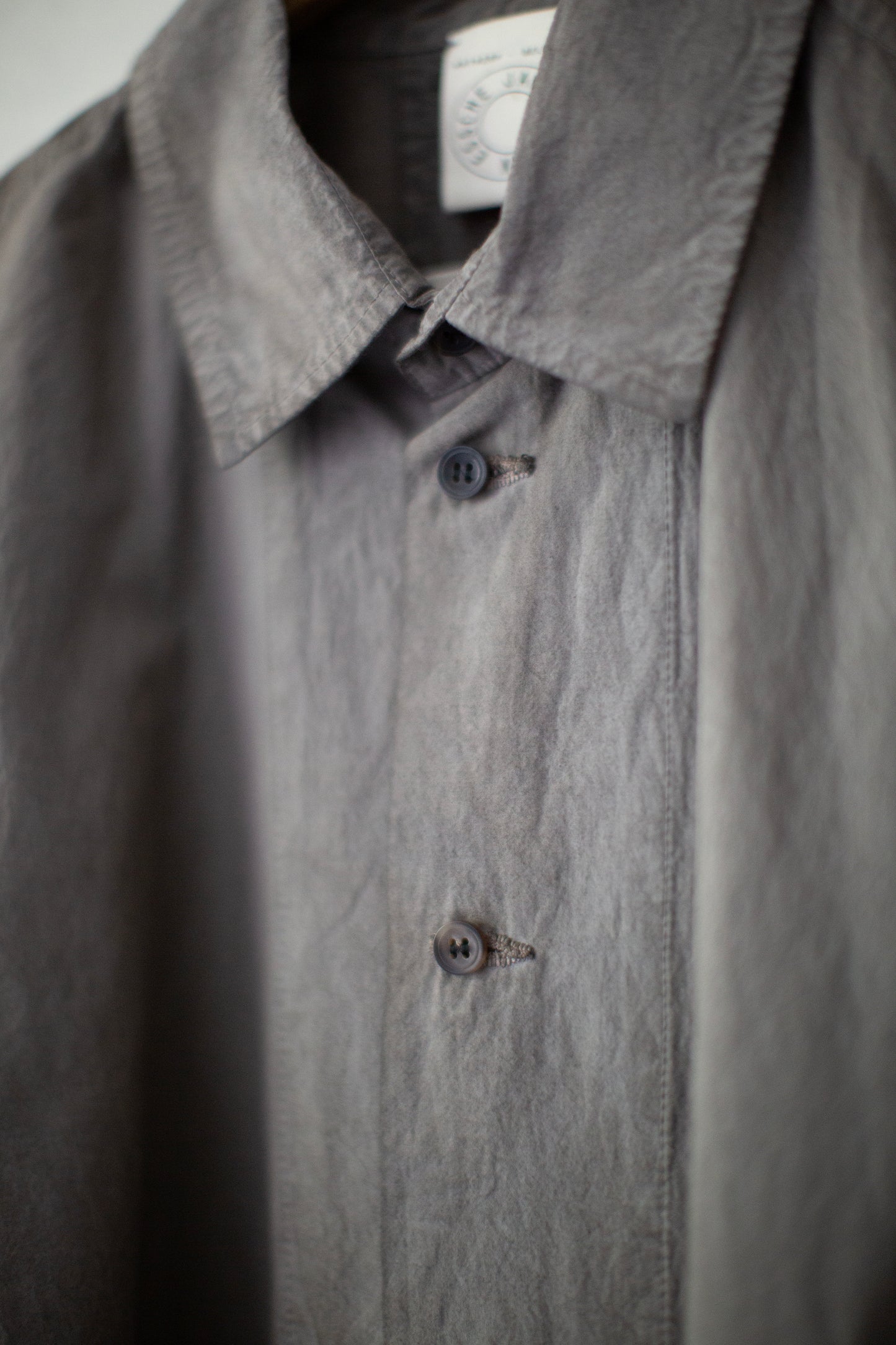 SHIRT#100 - KAKISHIBU x IRON COTTON WOOL DENSE SHIRTING