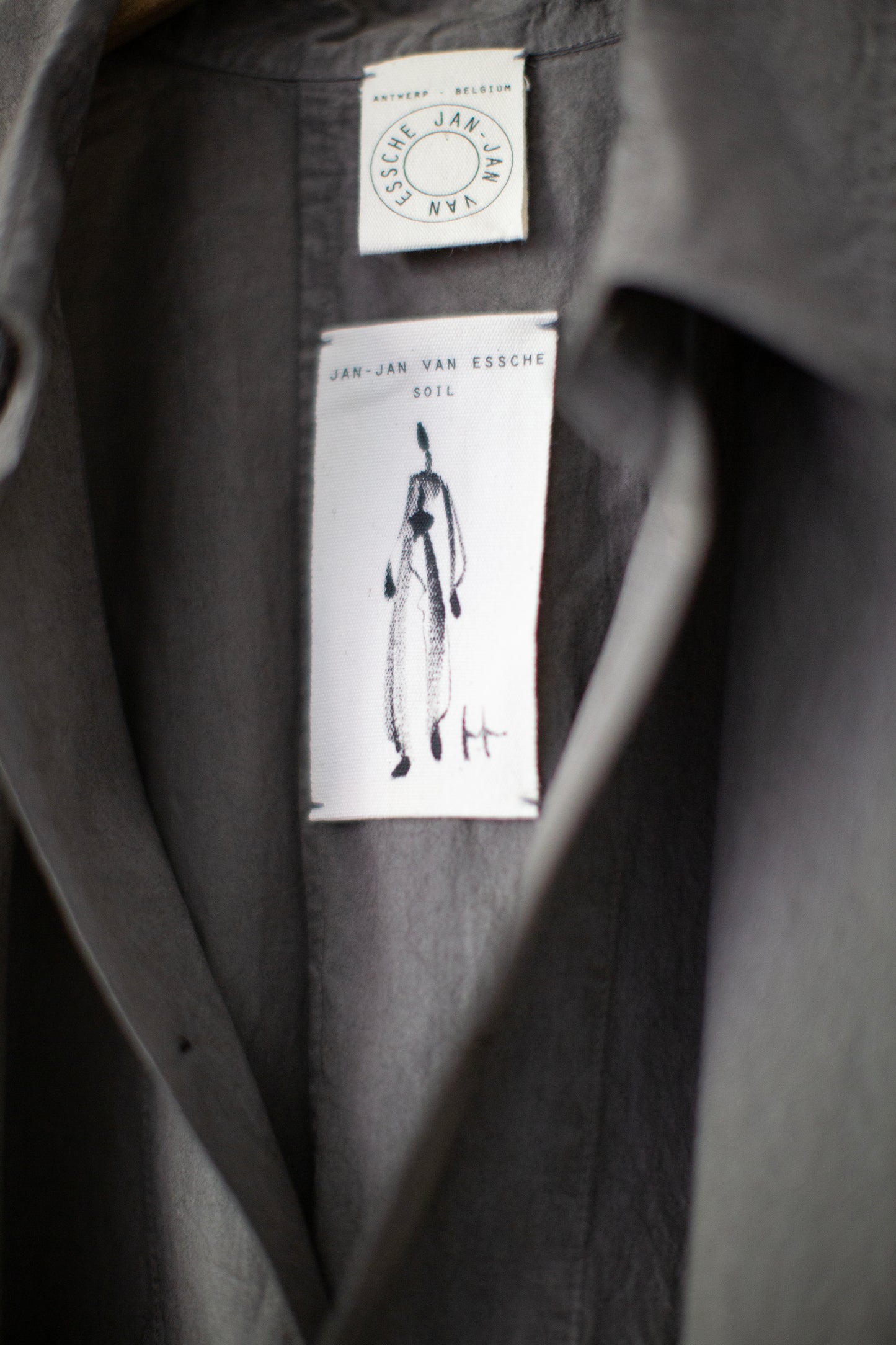 SHIRT#100 - KAKISHIBU x IRON COTTON WOOL DENSE SHIRTING