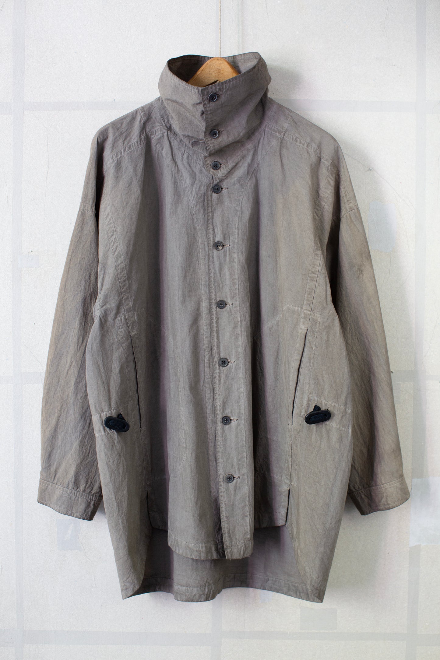 SHIRT#110 - KAKISHIBU x IRON COTTON WOOL DENSE SHIRTING