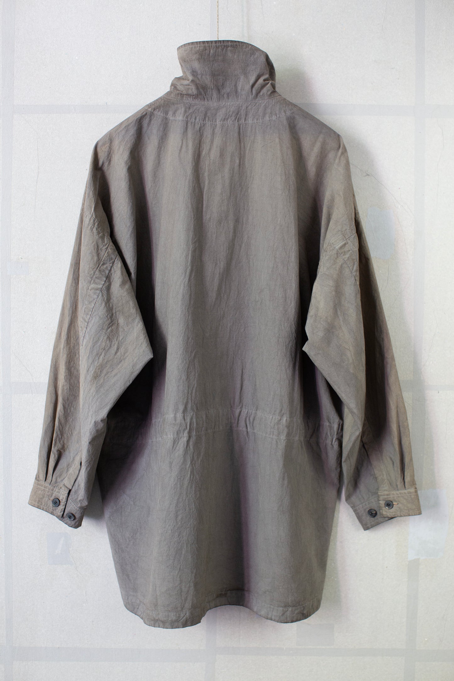 SHIRT#110 - KAKISHIBU x IRON COTTON WOOL DENSE SHIRTING