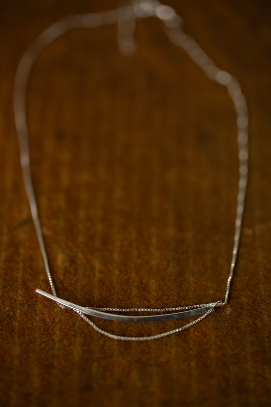 Hand forged Silver Necklace