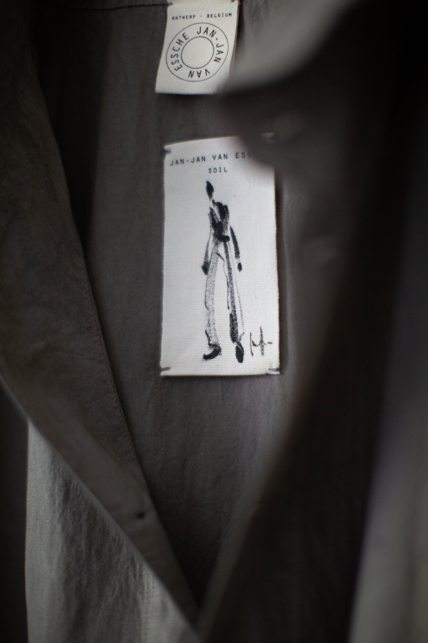 SHIRT#110 - KAKISHIBU x IRON COTTON WOOL DENSE SHIRTING