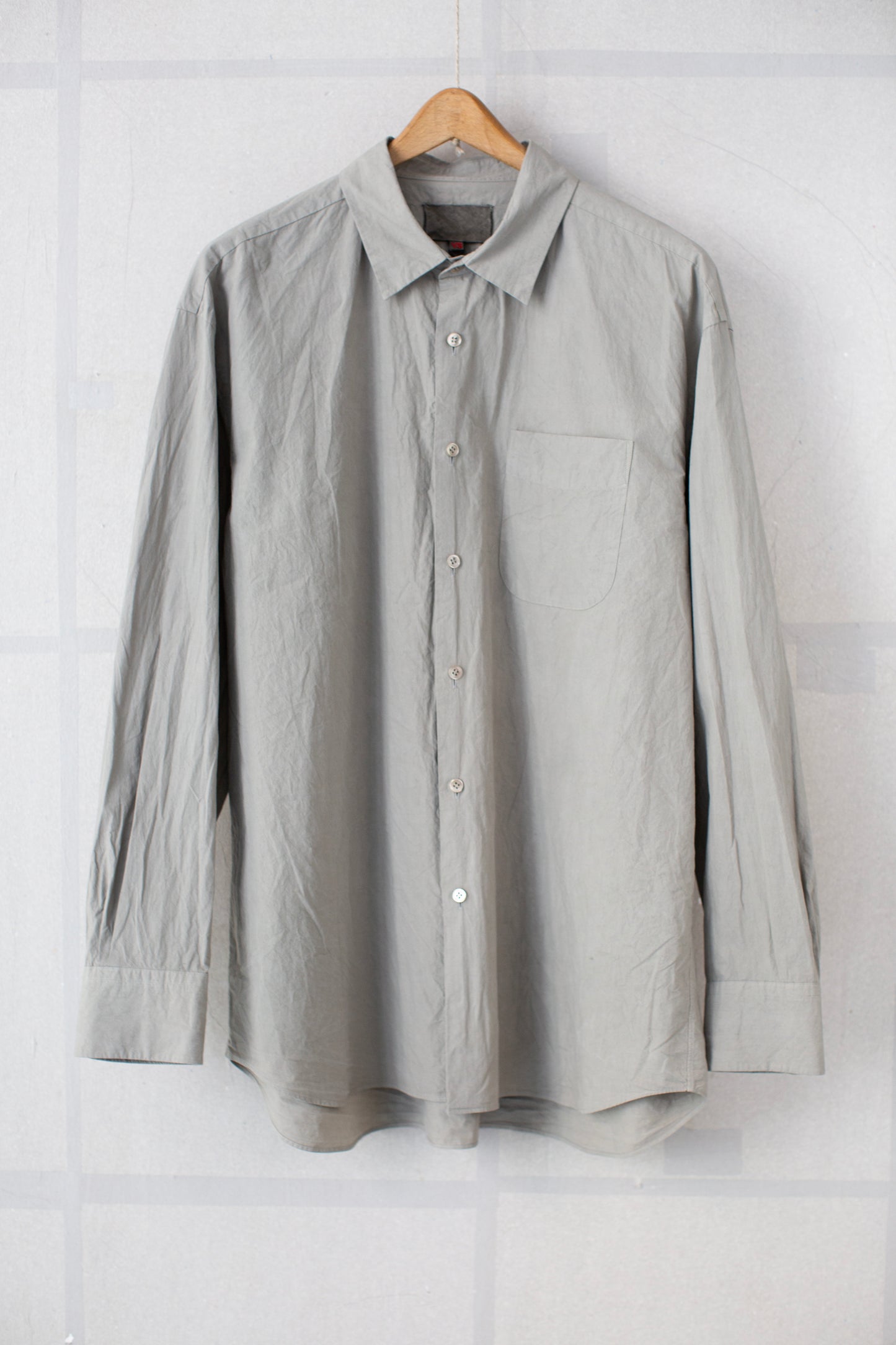 Regular Collar Shirt in Mugwort