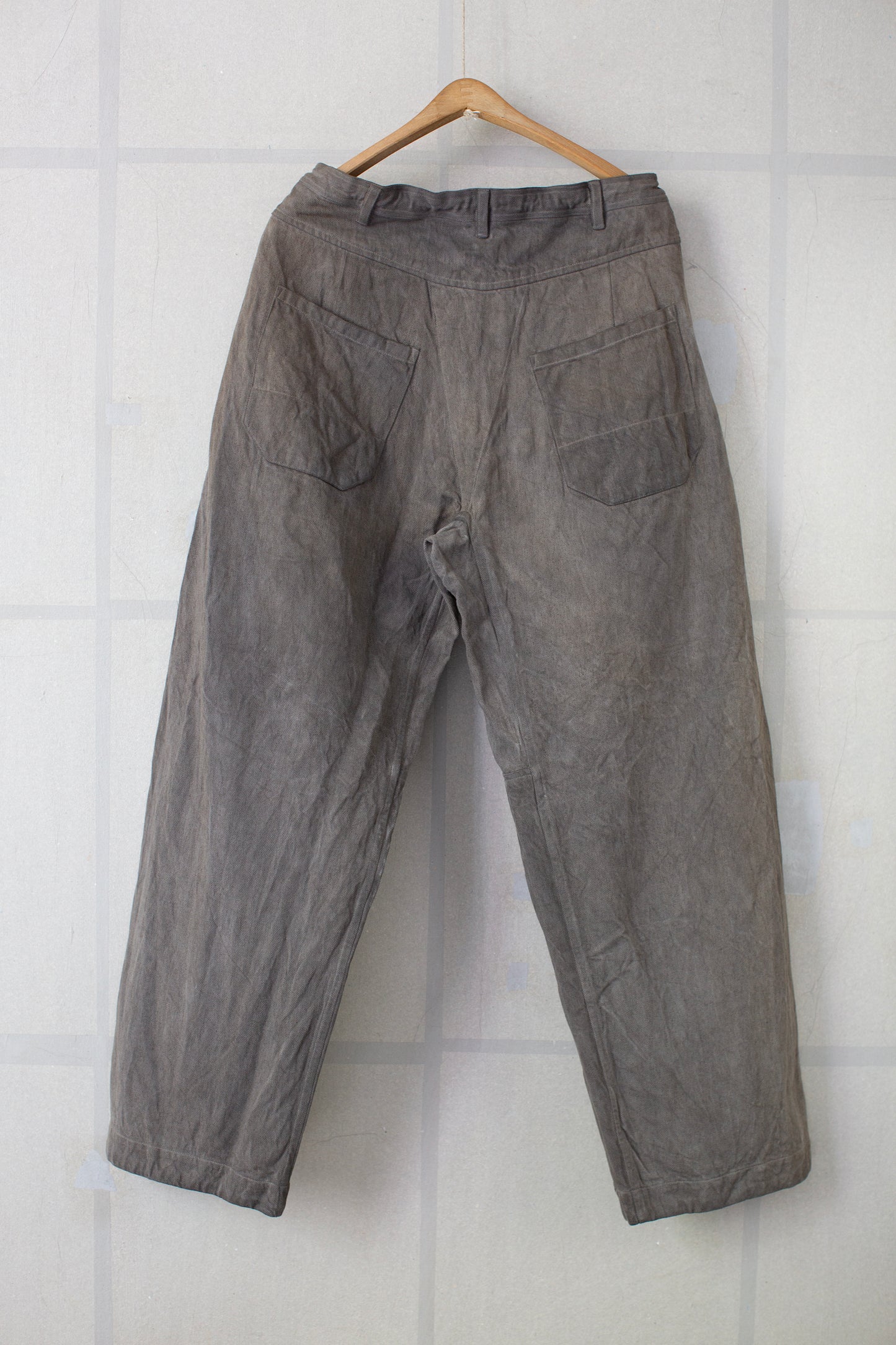 TROUSERS#90 - KAKISHIBU x IRON HEMP COTTON BAMBOO TWILL