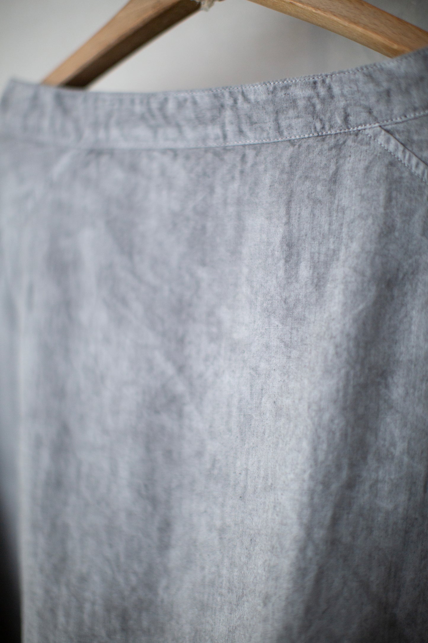 longsleeve pullover in pine soot high density hemp