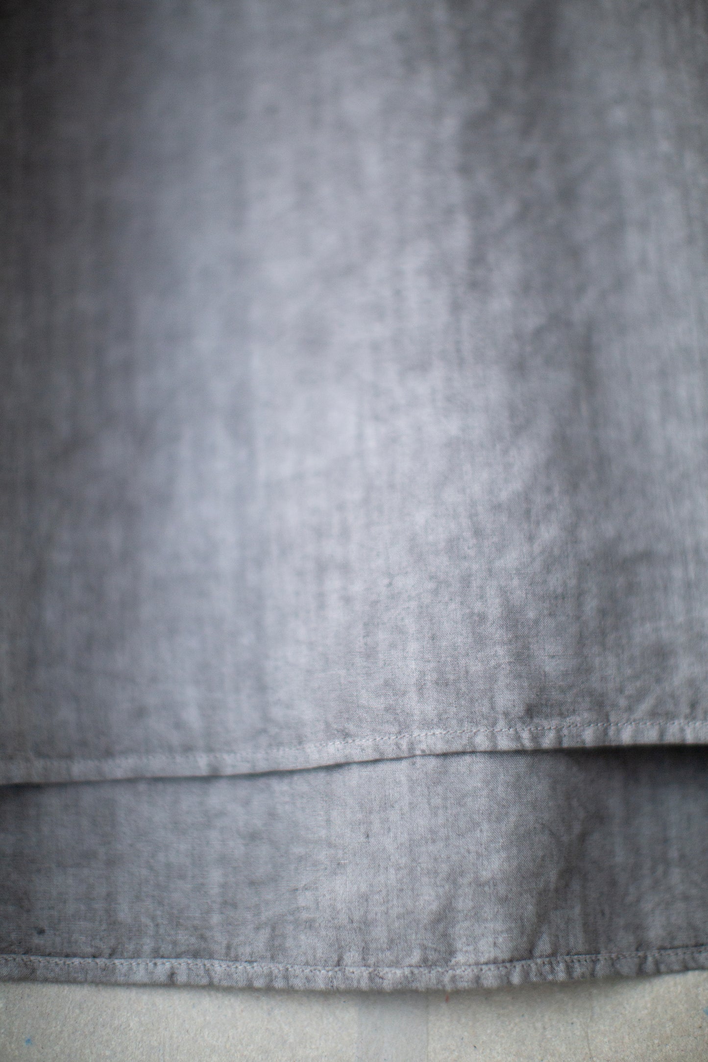 longsleeve pullover in pine soot high density hemp