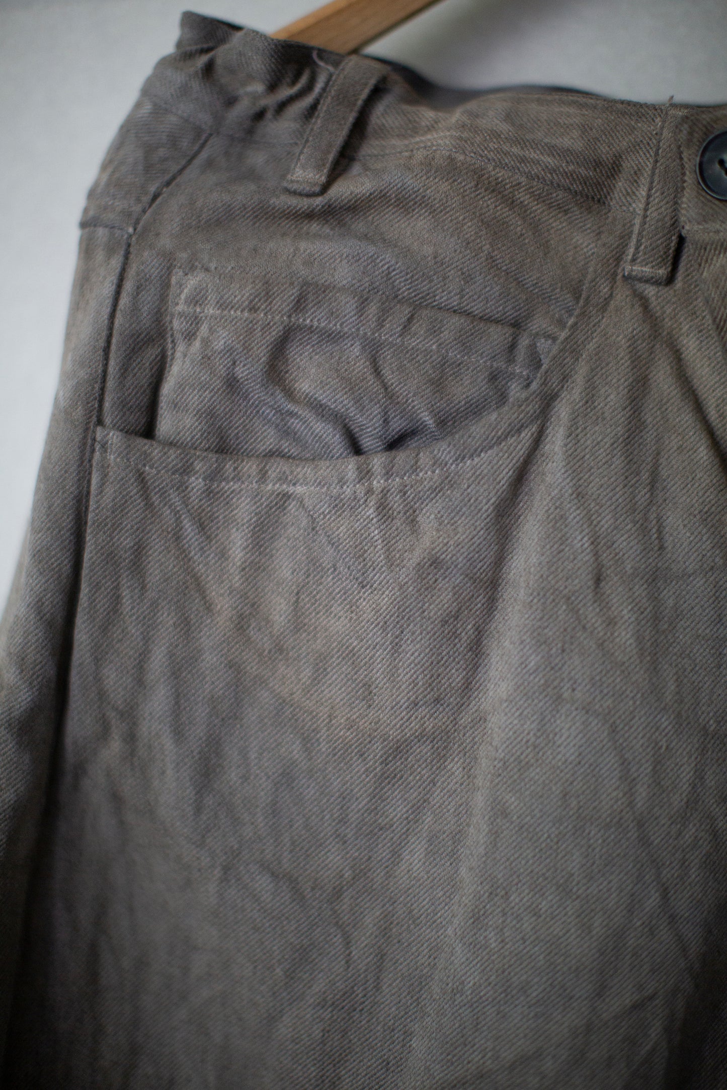 TROUSERS#90 - KAKISHIBU x IRON HEMP COTTON BAMBOO TWILL