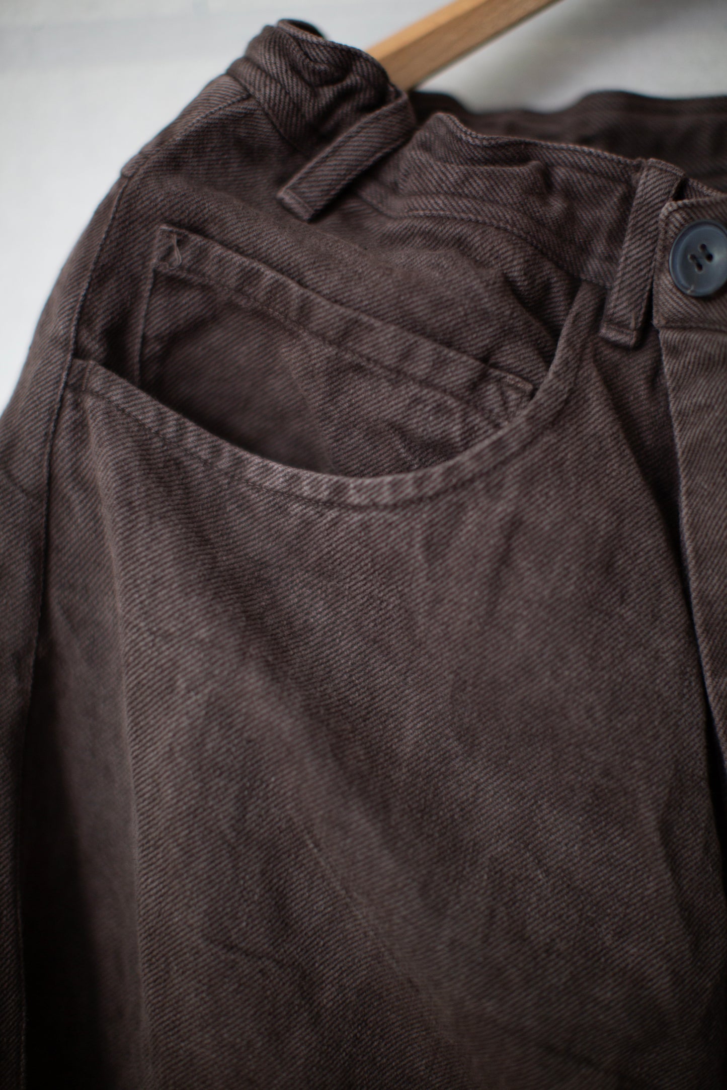 TROUSERS#90 - DORO ZOME HEMP COTTON BAMBOO TWILL