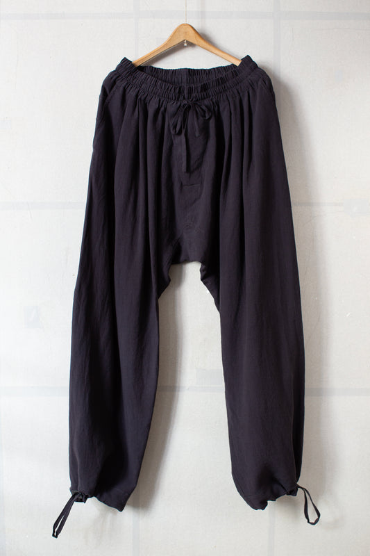 TROUSERS#91 - LINEN SILK SHIRTING SUMI KURO
