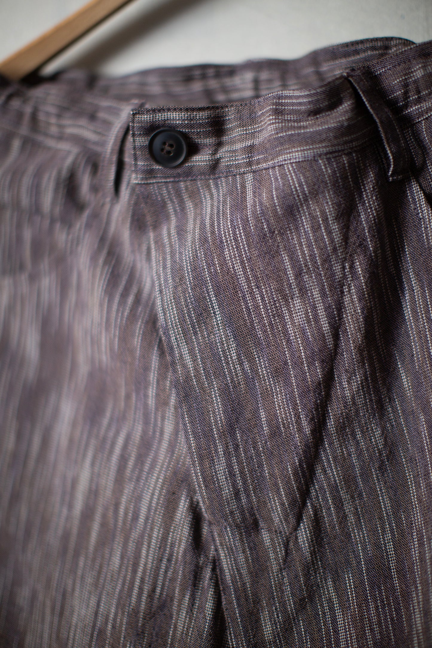 TROUSERS#90 - KASURI COTTON SILK OLD LAVENDER