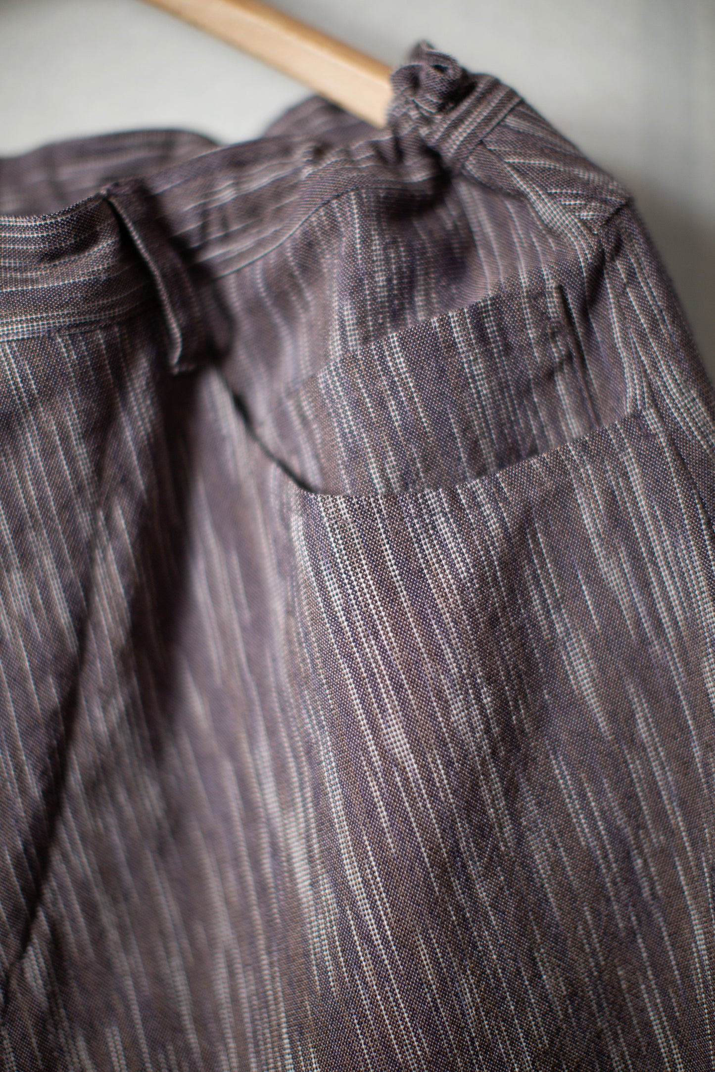 TROUSERS#90 - KASURI COTTON SILK OLD LAVENDER