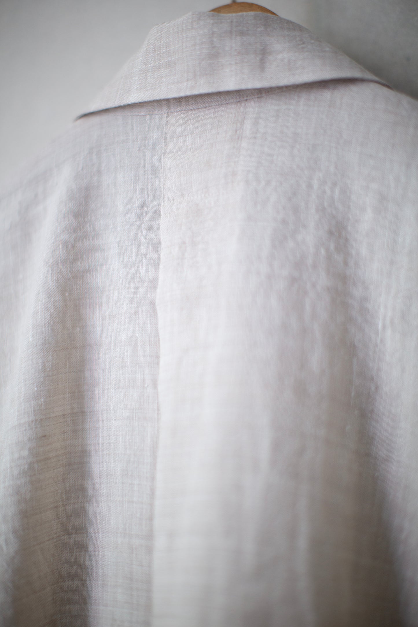 SHIRT#106 - KINARI LINEN WOOL WASHED SHIRTING