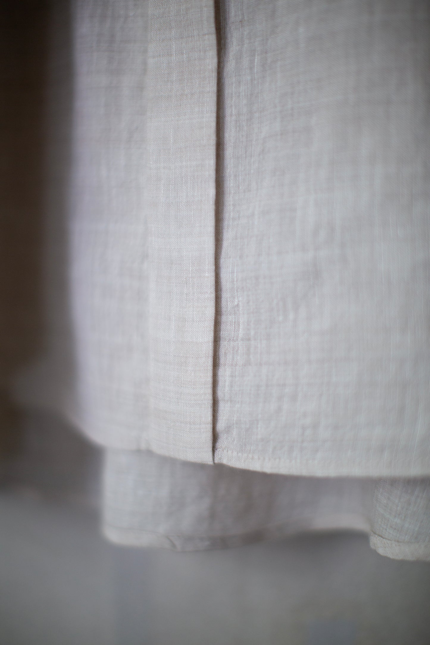 SHIRT#106 - KINARI LINEN WOOL WASHED SHIRTING