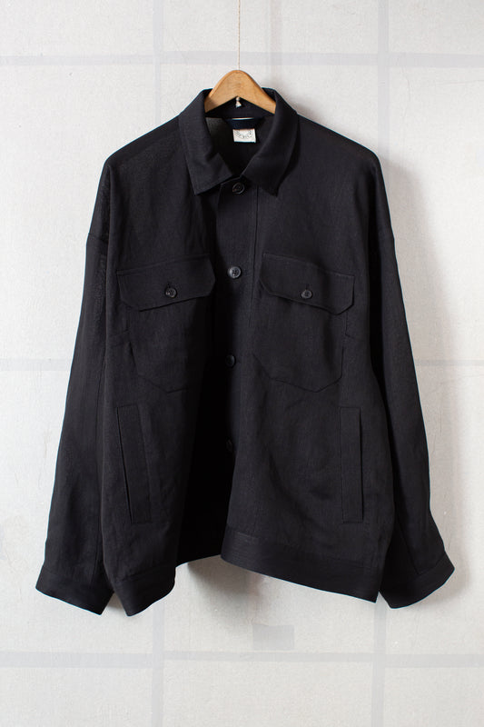 JACKET#64 - PAPER SHEER TWILL BLACK
