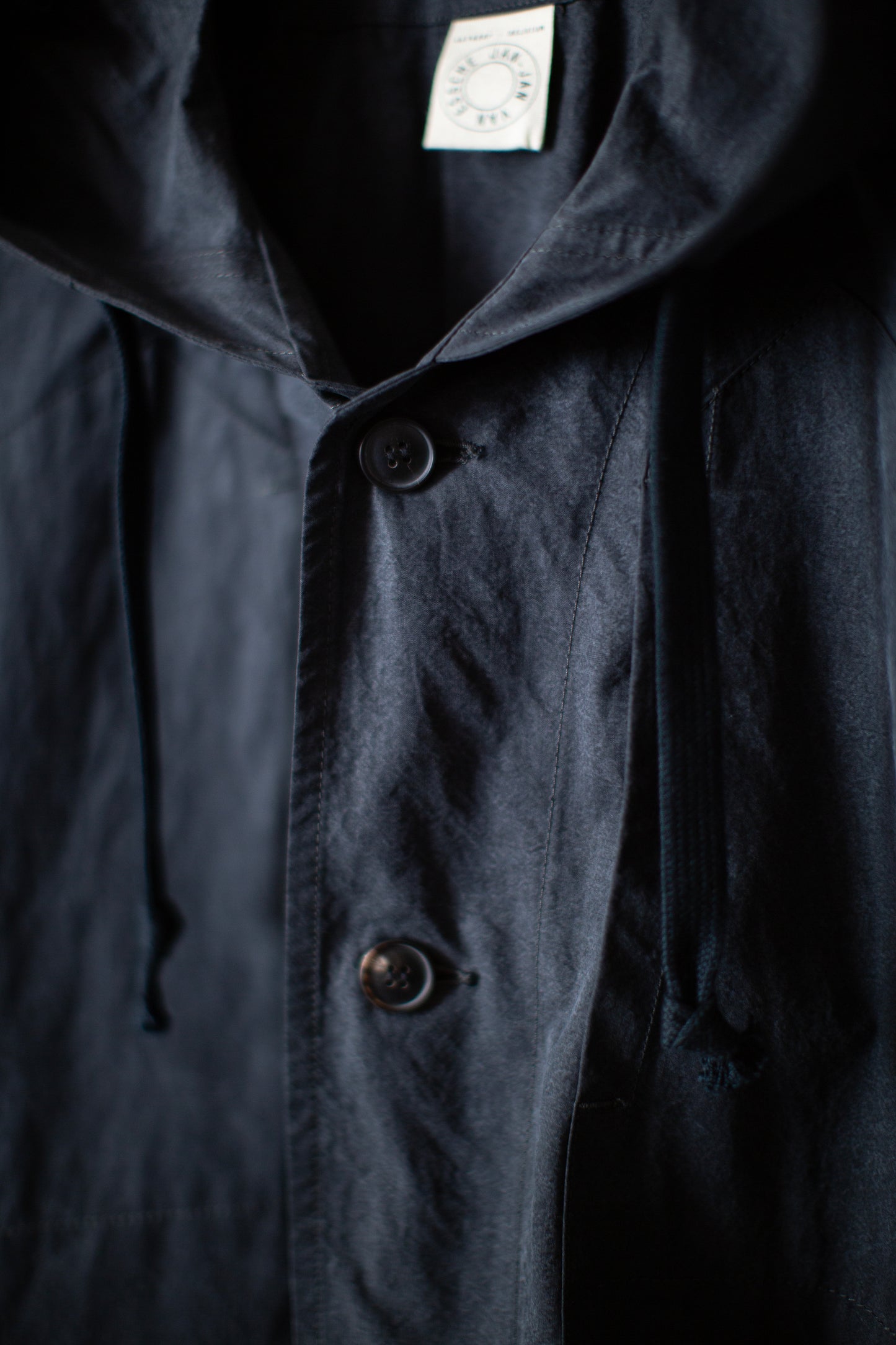 JACKET#65 - TIME WASHED LIGHT OFF BLACK