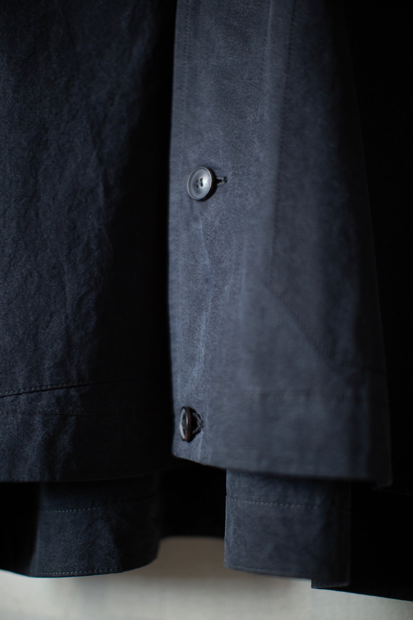 JACKET#65 - TIME WASHED LIGHT OFF BLACK