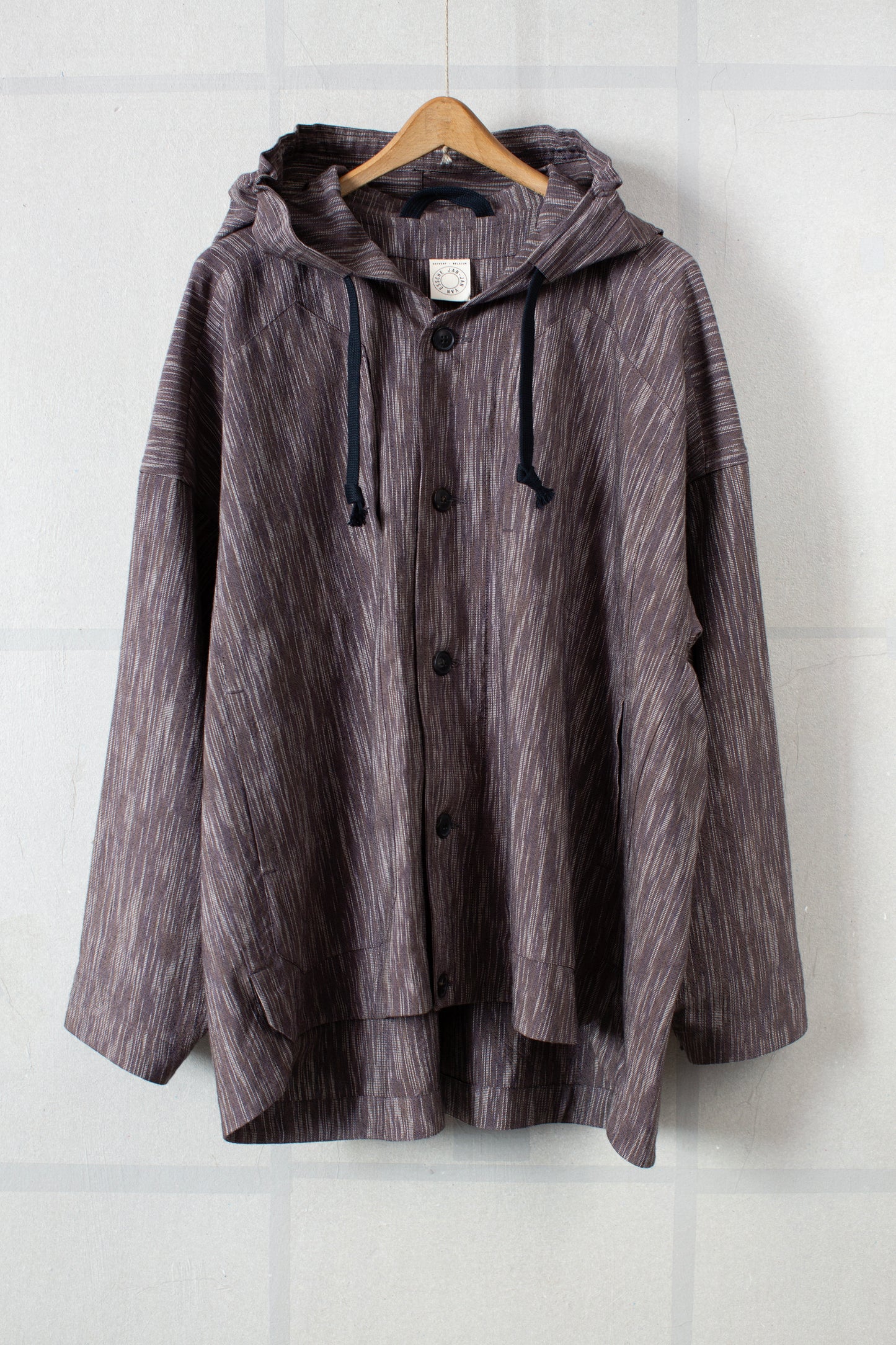 JACKET#65 - KASURI COTTON SILK OLD LAVENDER