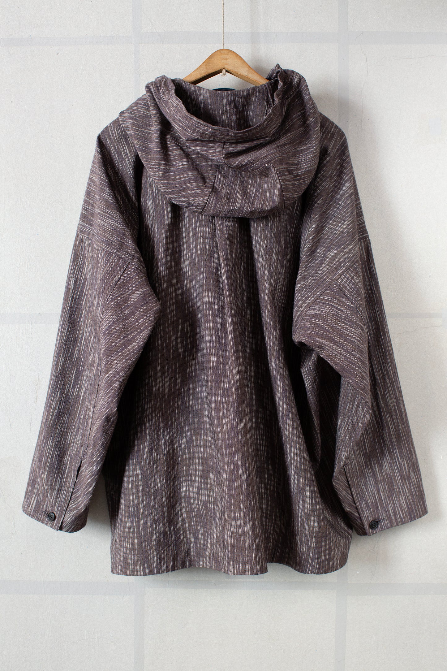 JACKET#65 - KASURI COTTON SILK OLD LAVENDER