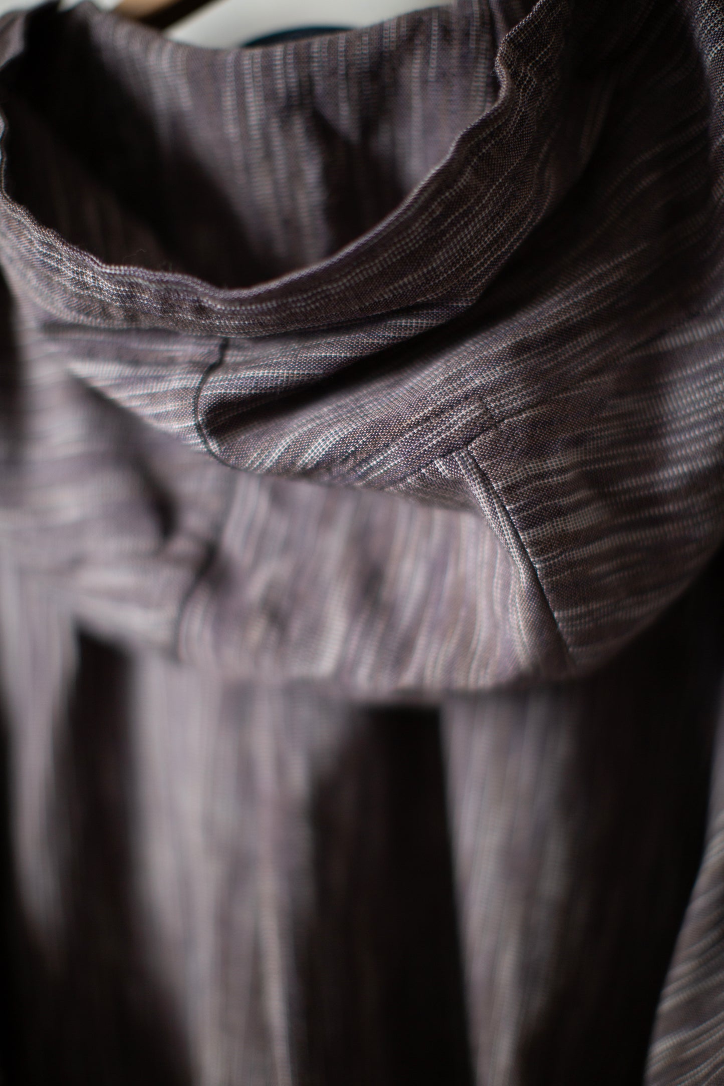 JACKET#65 - KASURI COTTON SILK OLD LAVENDER