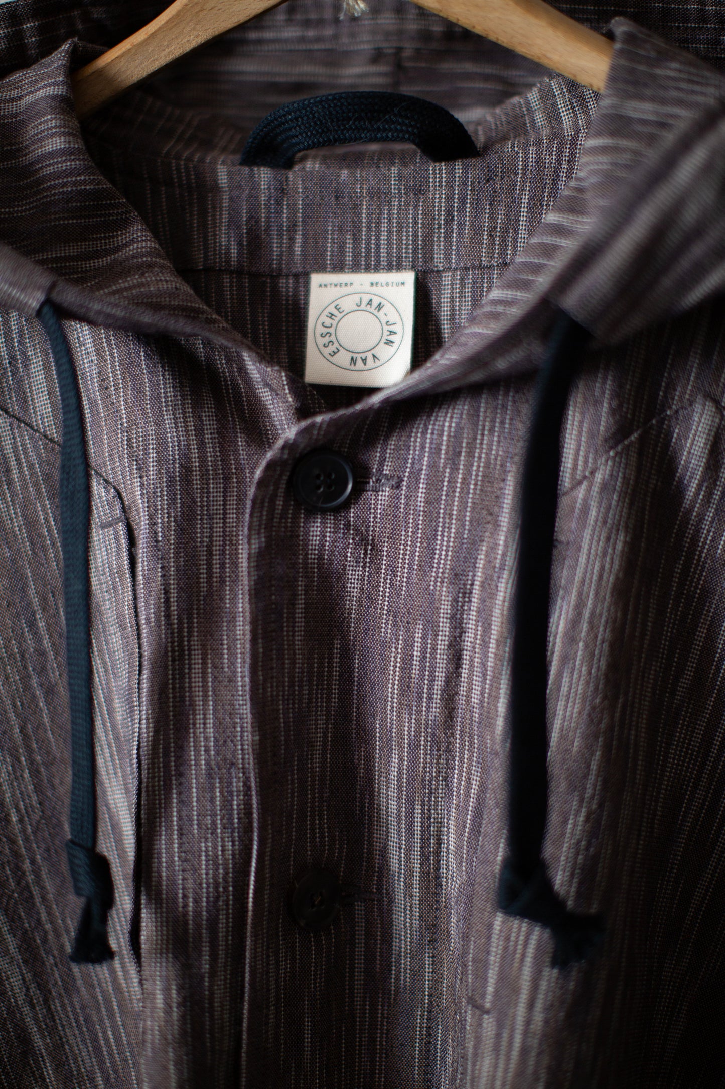 JACKET#65 - KASURI COTTON SILK OLD LAVENDER