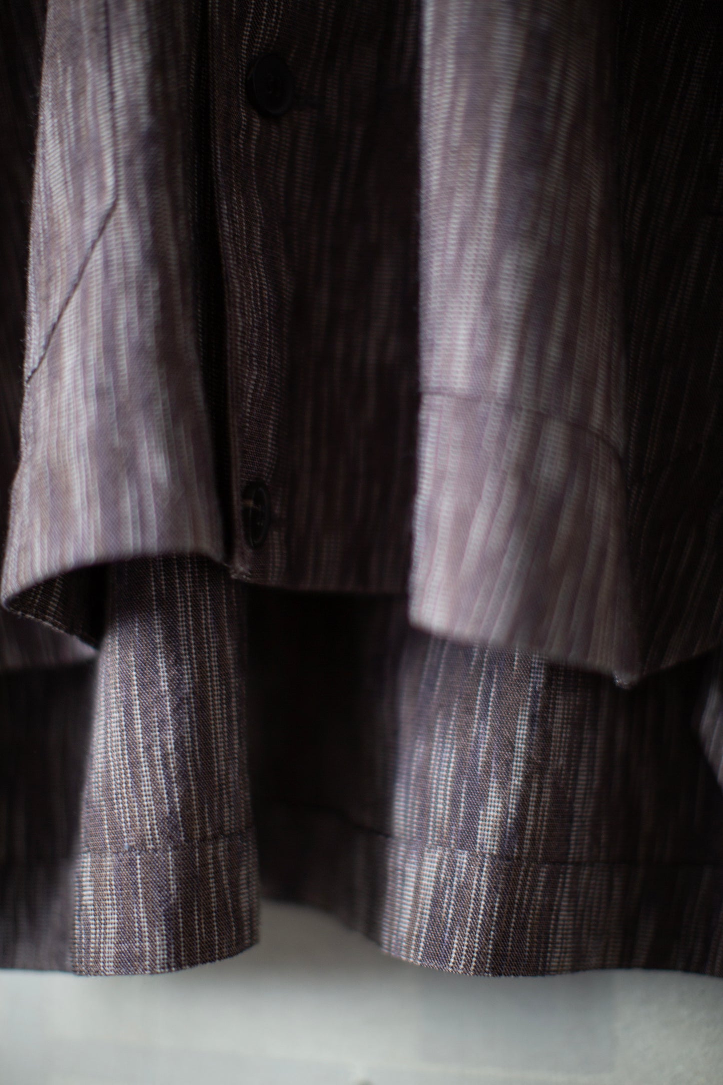 JACKET#65 - KASURI COTTON SILK OLD LAVENDER
