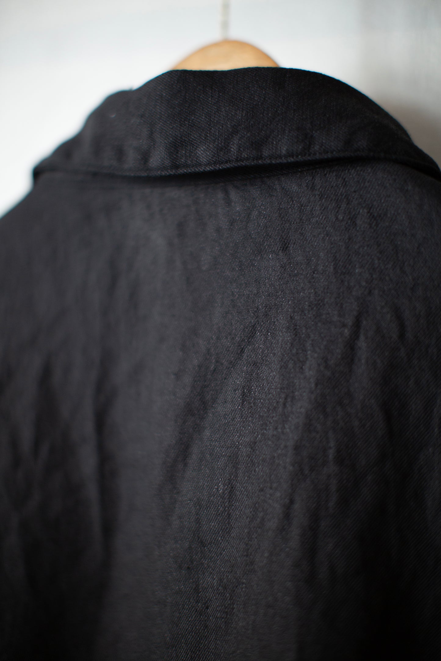 Black washi hemp jacket
