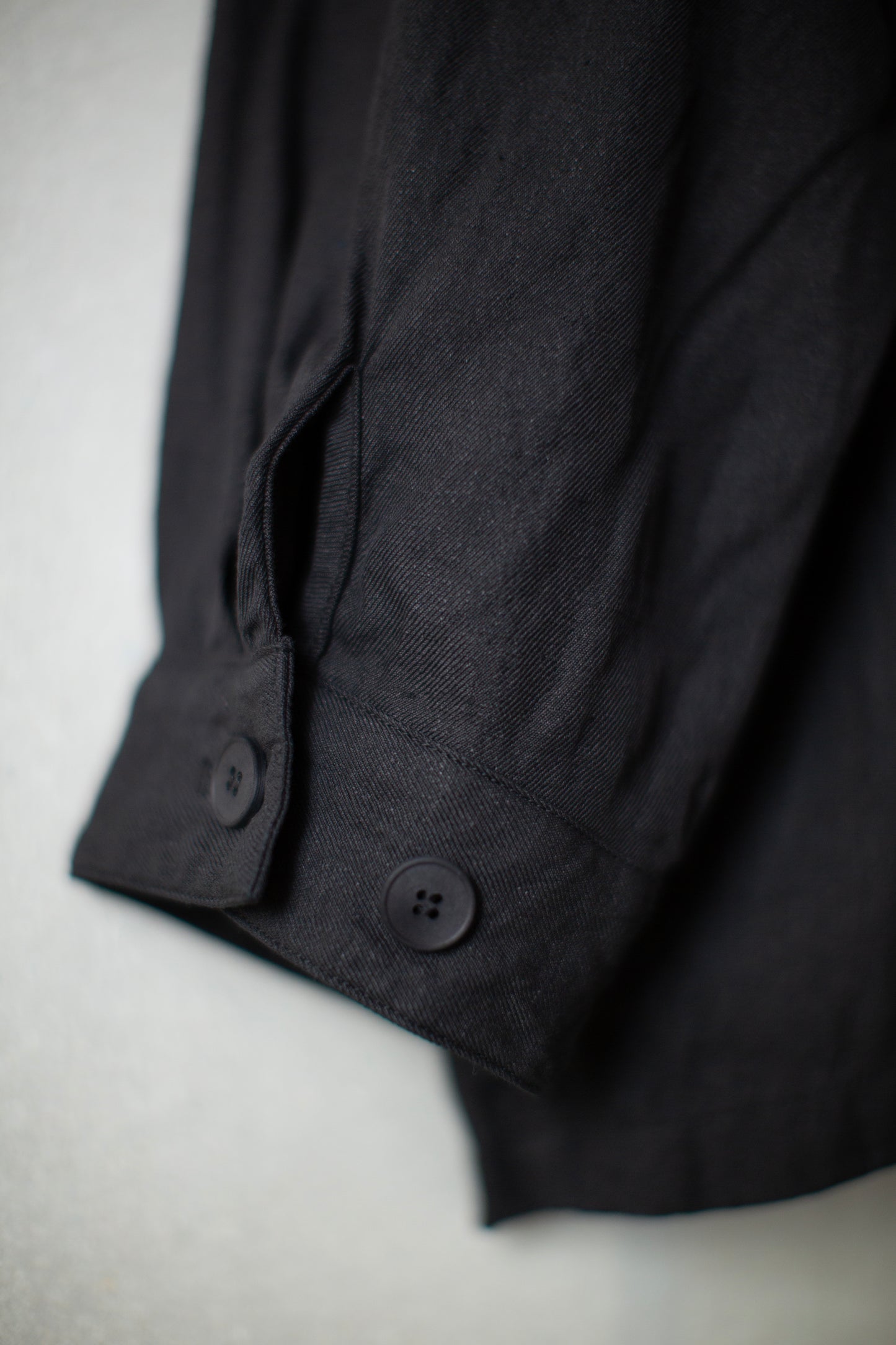 Black washi hemp jacket