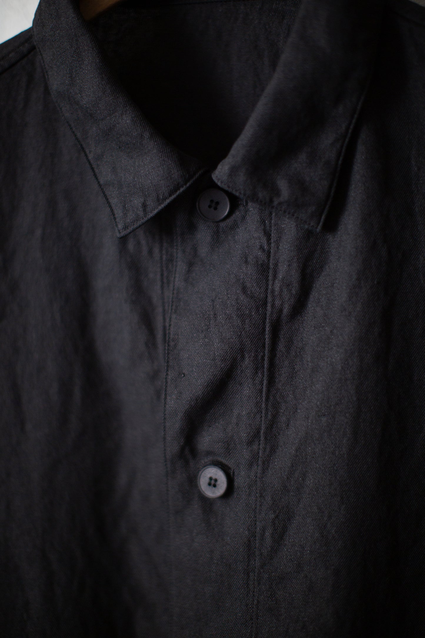 Black washi hemp jacket