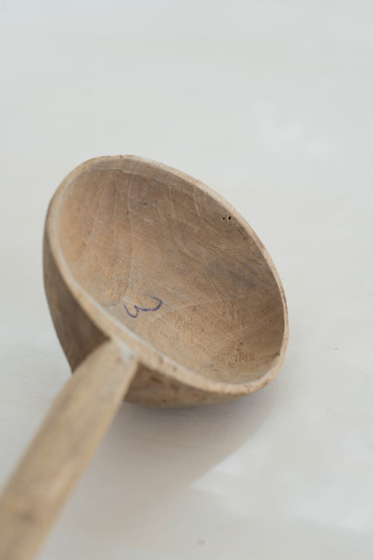 Hand carved wooden spoon (32 cm)