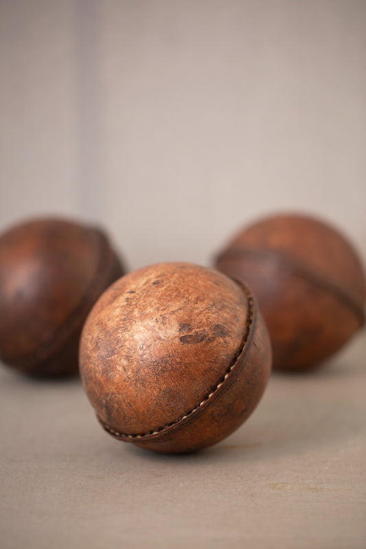 Hand crafted leather ball #2
