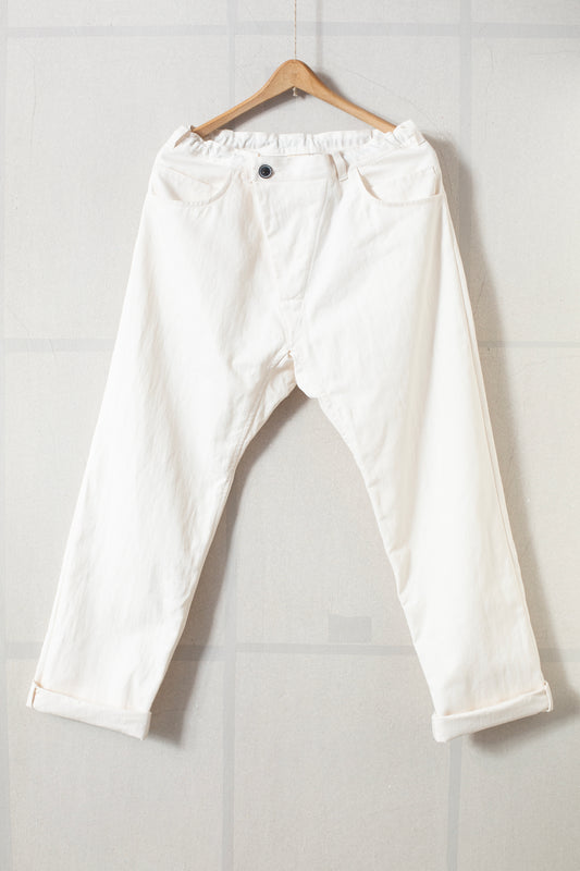TROUSERS#70- KINARI COTTON/HEMP DENSE TWILL