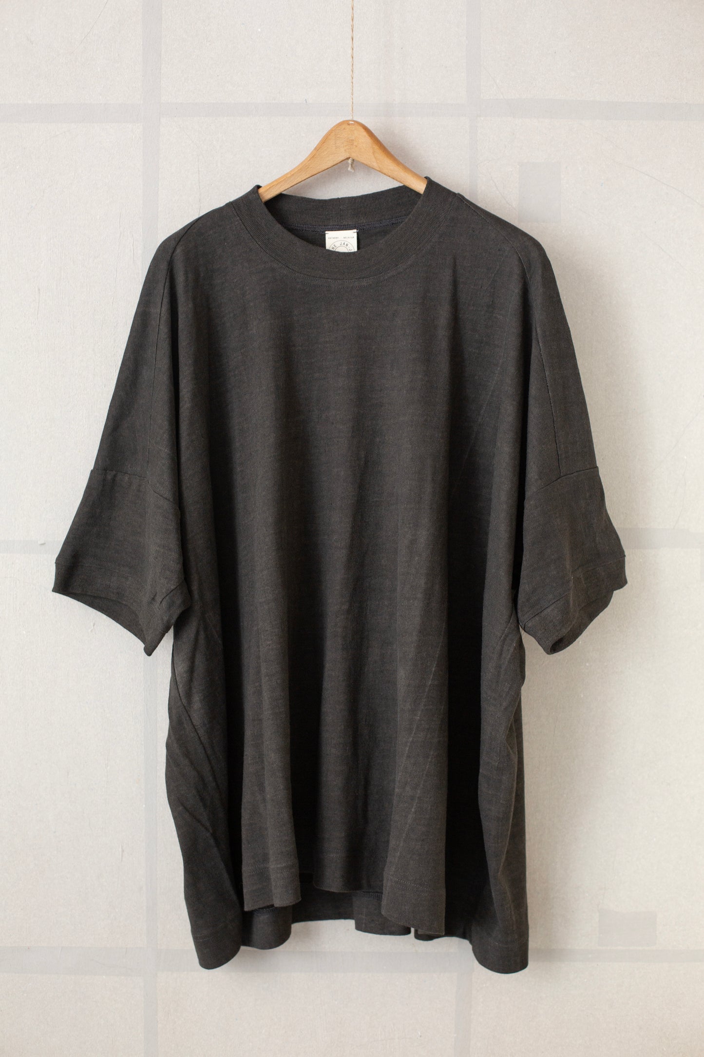 TEE#78 - DARK SUMI HEMP COTTON JERSEY