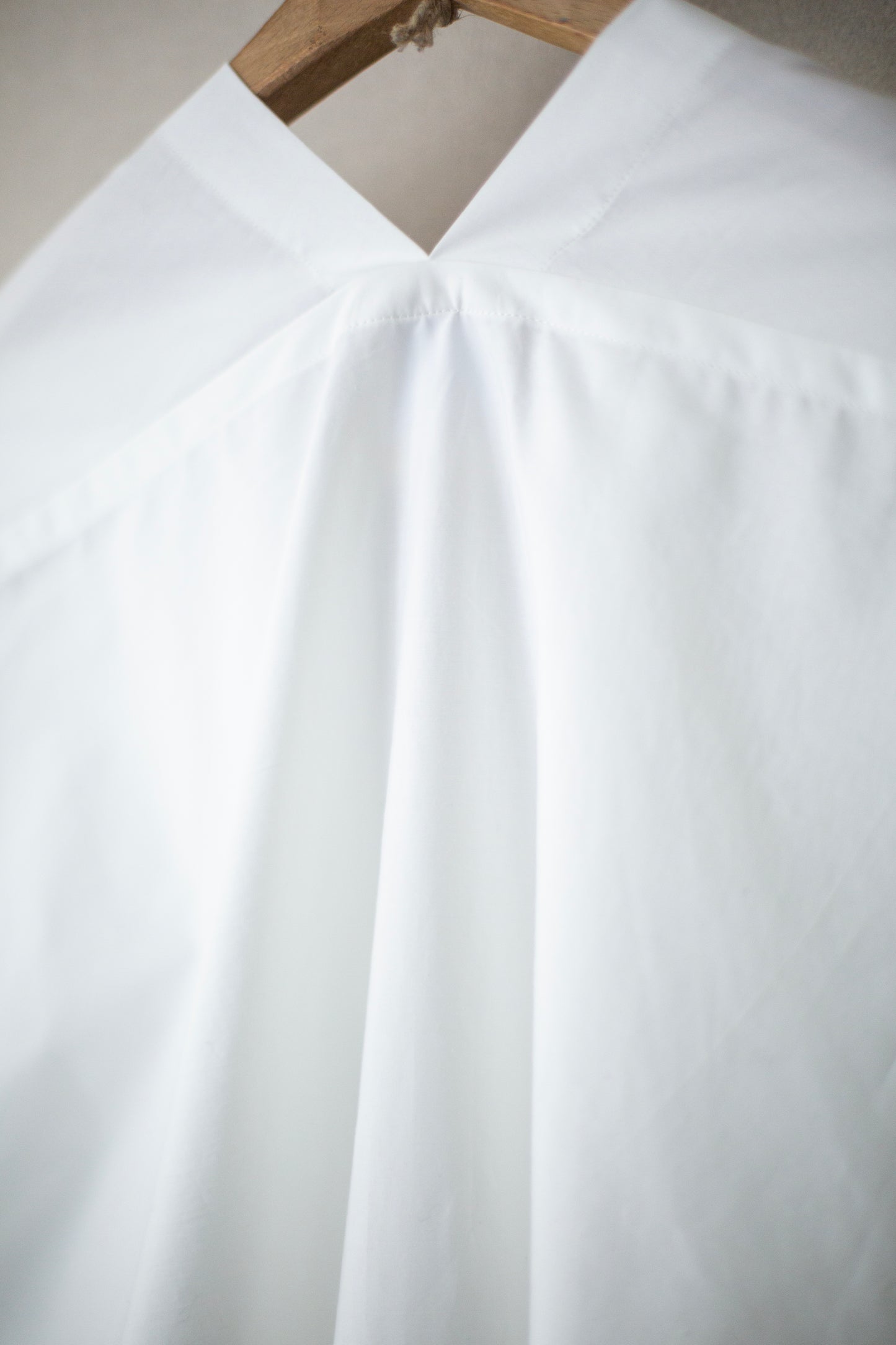 TUNIC#30 - WHITE COTTON POPELINE